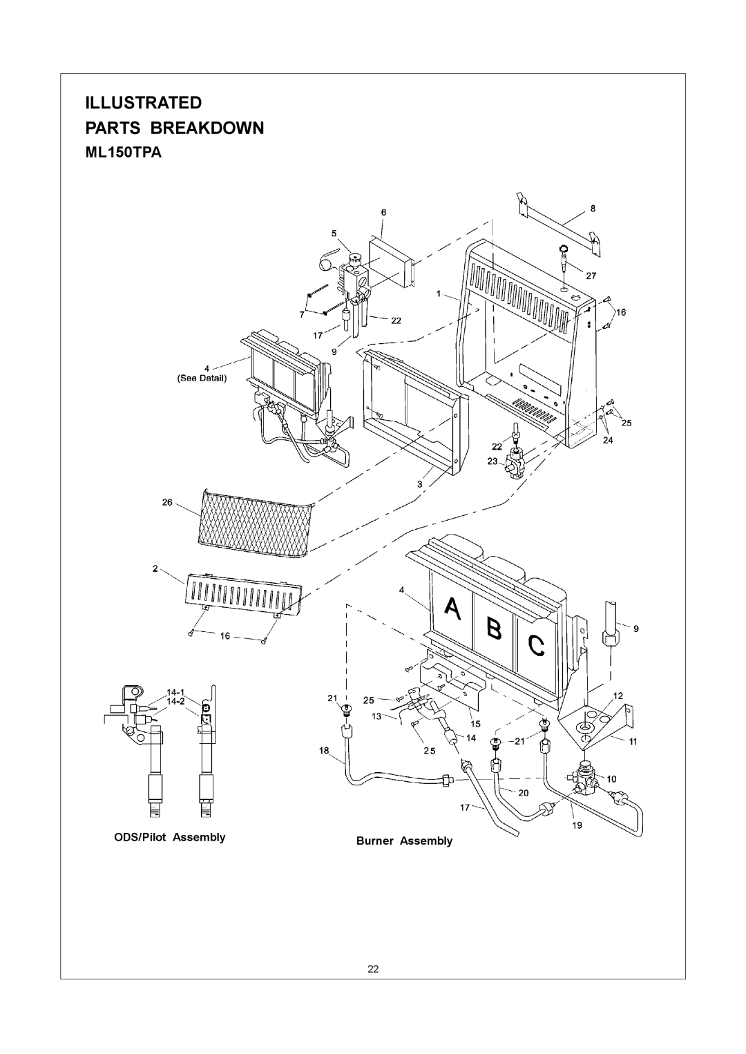 Procom ML150TPA, ML150HPA, ML250HPA installation manual 