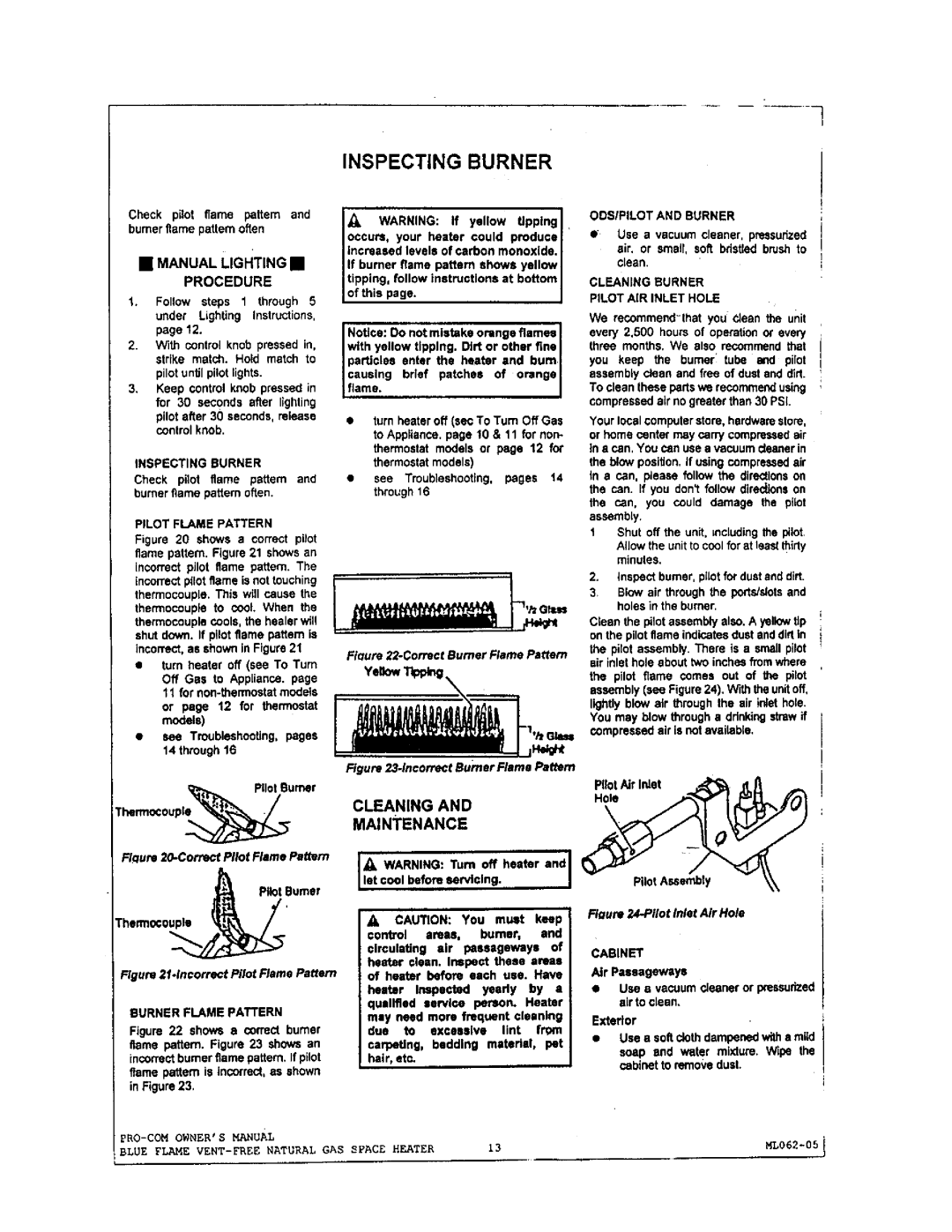 Procom MN060HBA, MN100HBA, MN100TBA manual 