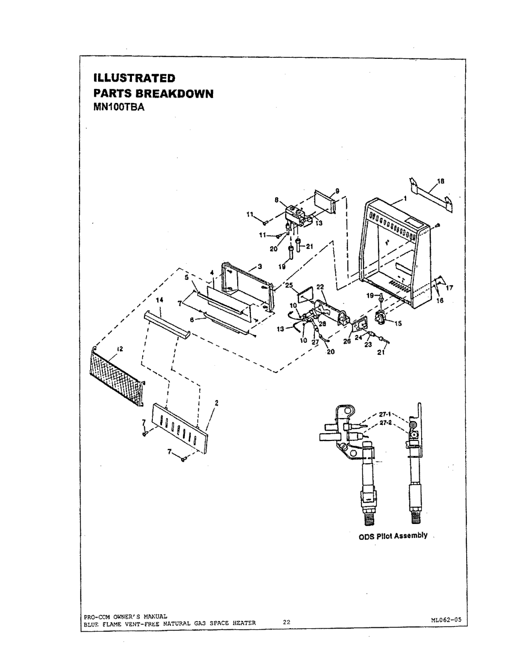 Procom MN060HBA, MN100HBA, MN100TBA manual 