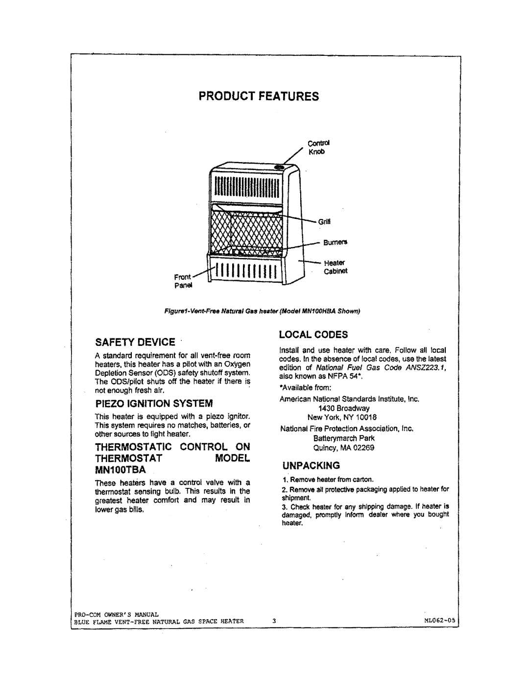 Procom MN100HBA, MN060HBA, MN100TBA manual 