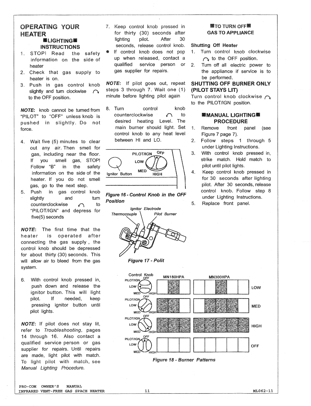 Procom MN180HPA, MN180TPA, MN300HPA, MN300TPA manual 