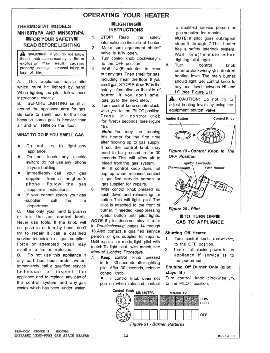 Procom MN180TPA, MN180HPA, MN300HPA, MN300TPA manual 