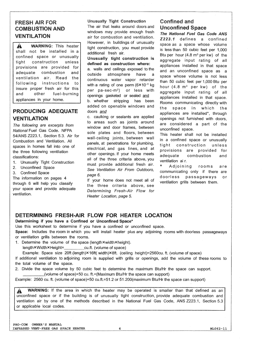 Procom MN180TPA, MN180HPA, MN300HPA, MN300TPA manual 