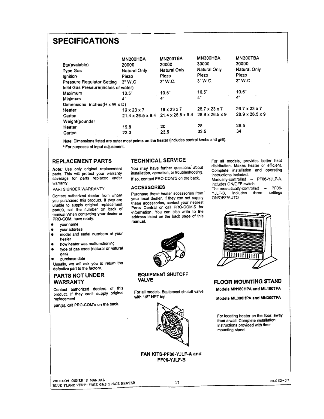 Procom MN200TBA, mn300tba, MN200HBA, MN300HBA manual 