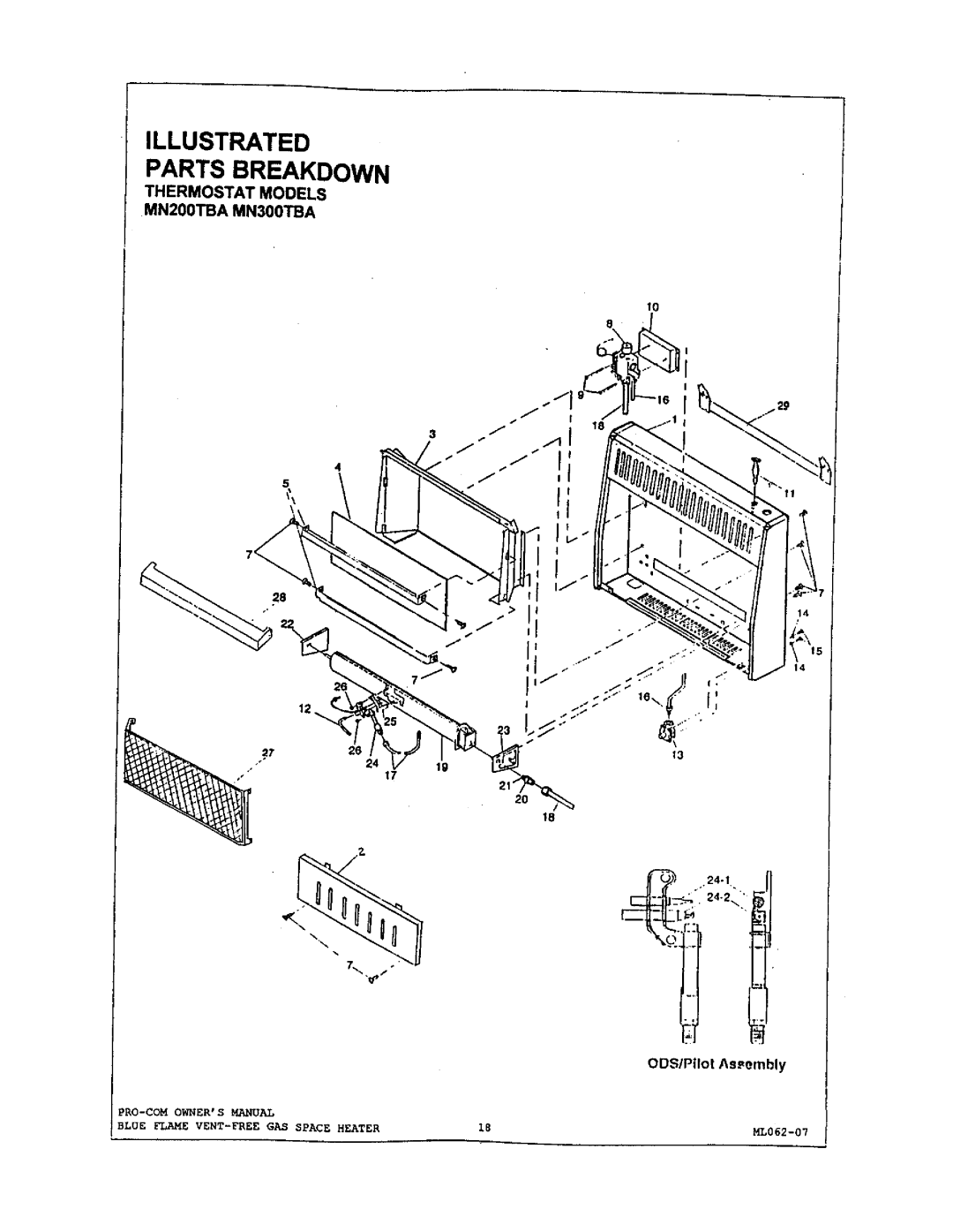 Procom MN200HBA, mn300tba, MN200TBA, MN300HBA manual 