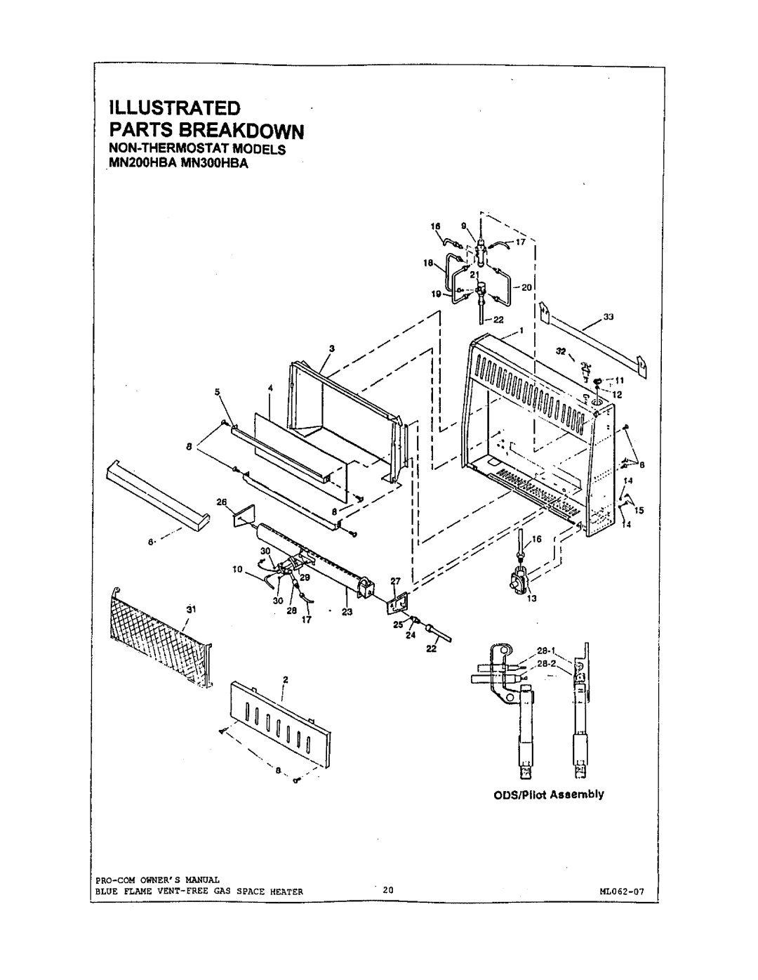 Procom mn300tba, MN200TBA, MN200HBA, MN300HBA manual 