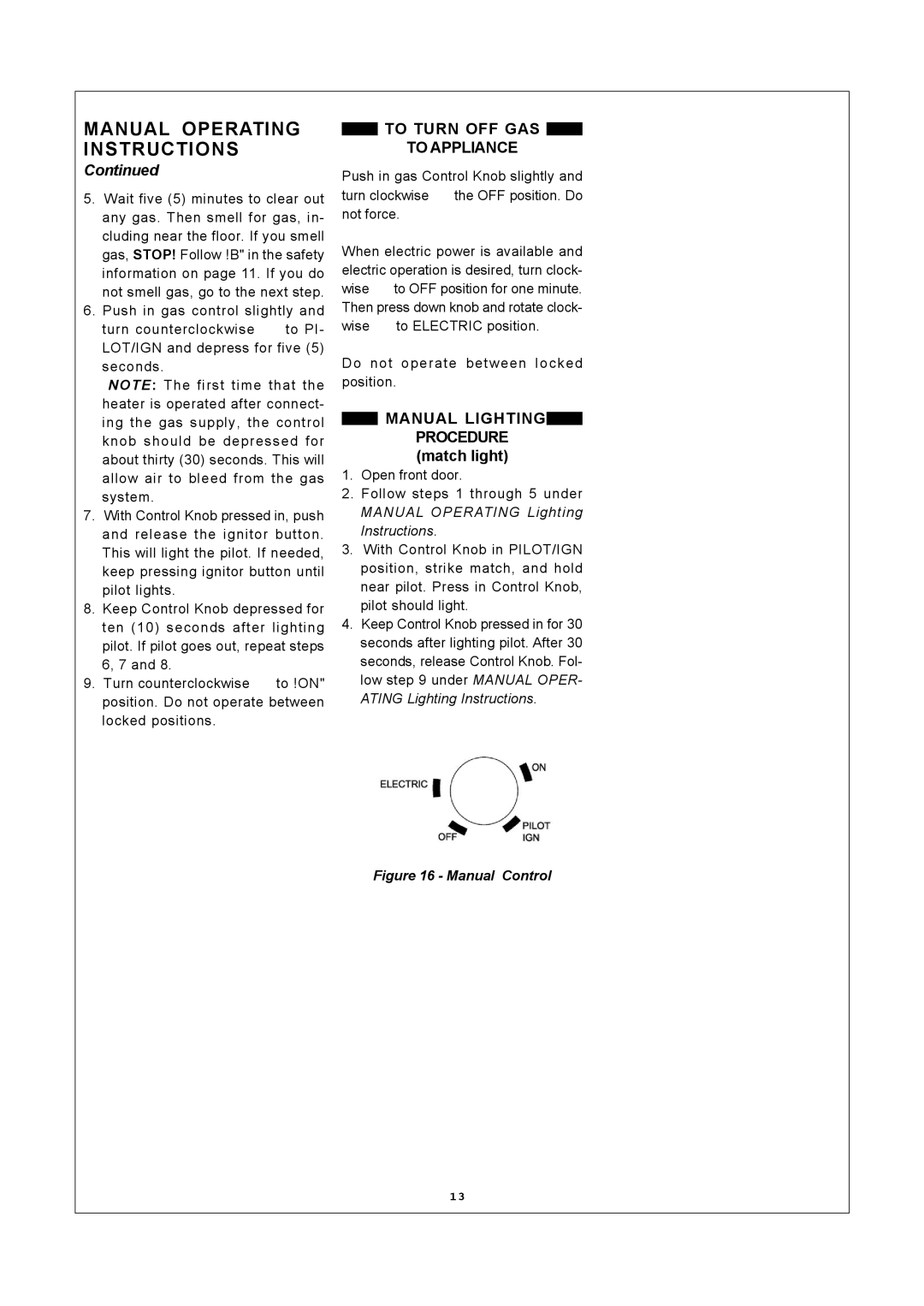 Procom SSU320RHN-GB, SSU320RHN-S, SSU320RHL-S, SSU320RHL-GB, SSU320RHN-B Manual Lighting, Procedure match light 