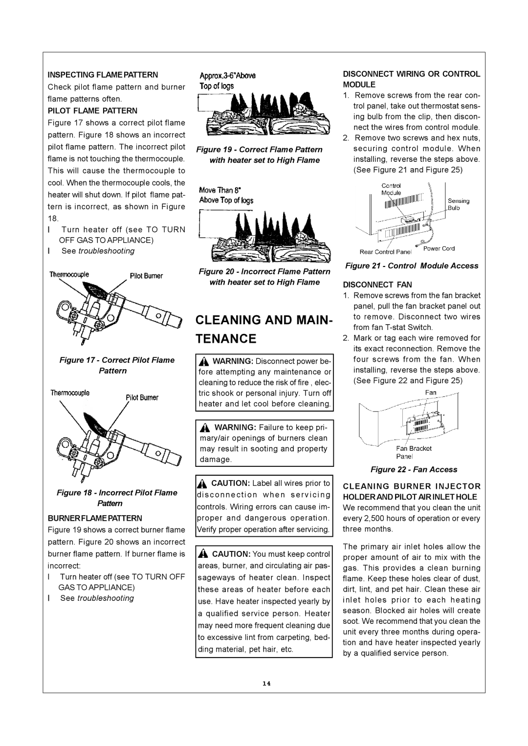 Procom SSU320RHN-B, SSU320RHN-GB, SSU320RHN-S, SSU320RHL-S, SSU320RHL-GB, SSU320RHL-B Cleaning and MAIN- Tenance 