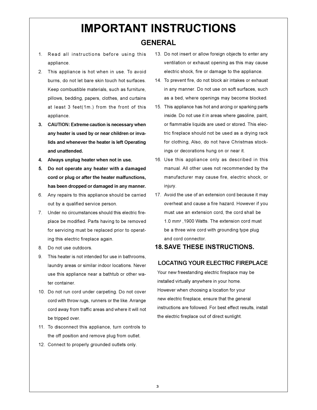 Procom V50TYLA-O, V50TYLAR-BC, V50TYLA-DO, V50TYLA-C, V50TYLA-BC installation instructions General 