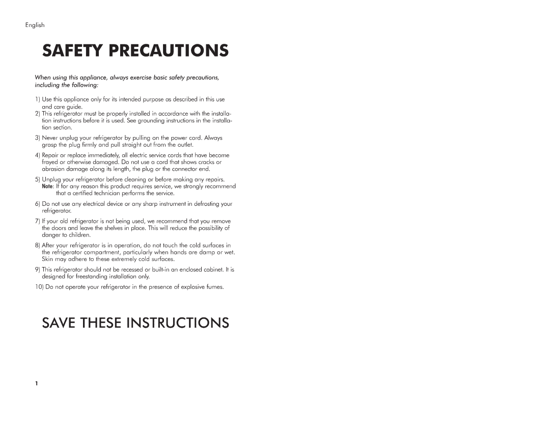 Professional Series PS72171 instruction manual 