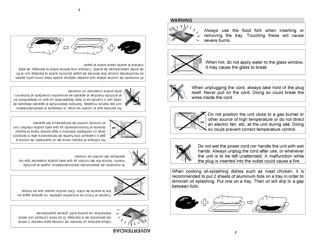 Professional Series PS77581 instruction manual Advertencias 