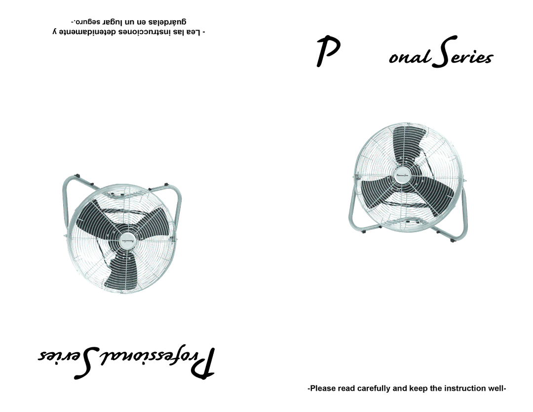 Professional Series PS77611 instruction manual 