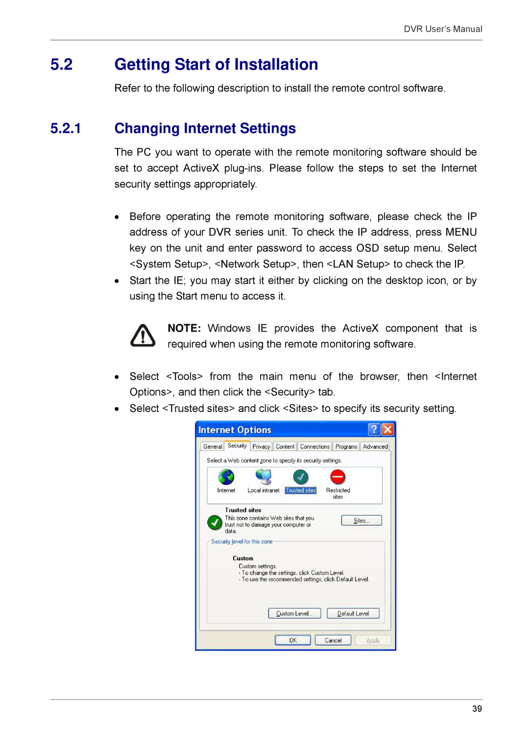 Proficient Audio Systems 00P3DG090DSEB3 user manual Getting Start of Installation, Changing Internet Settings 