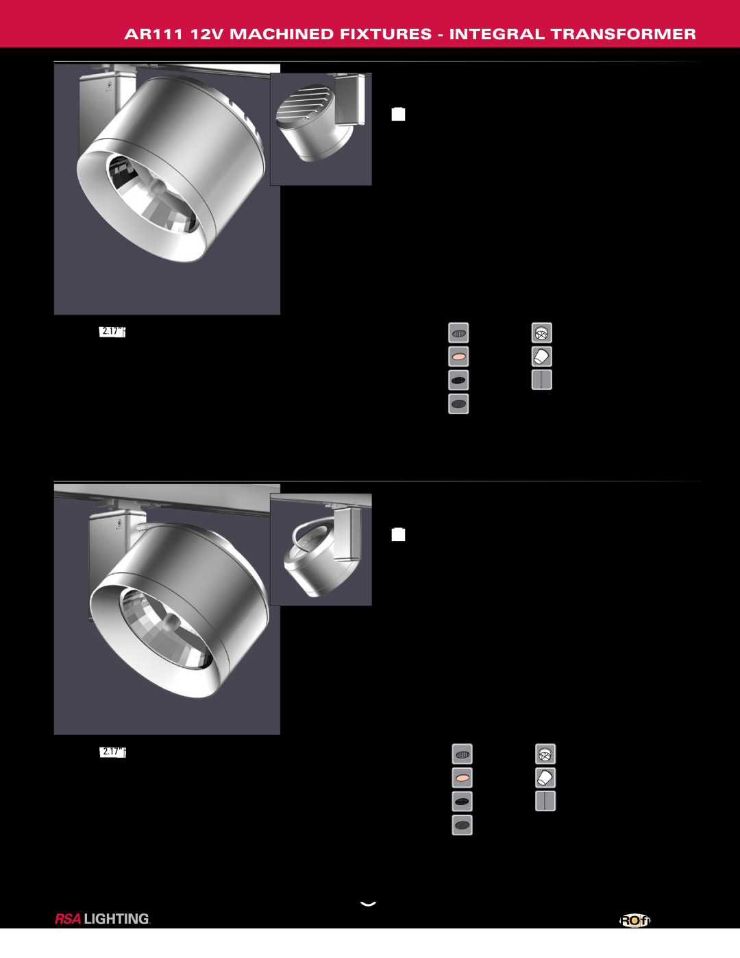 Profile Machined Aluminum Fixtures PM614cbi-75-AL-120, watt 50 watt 75 watt 100 watt Finish, Up to 3 optical accessories 
