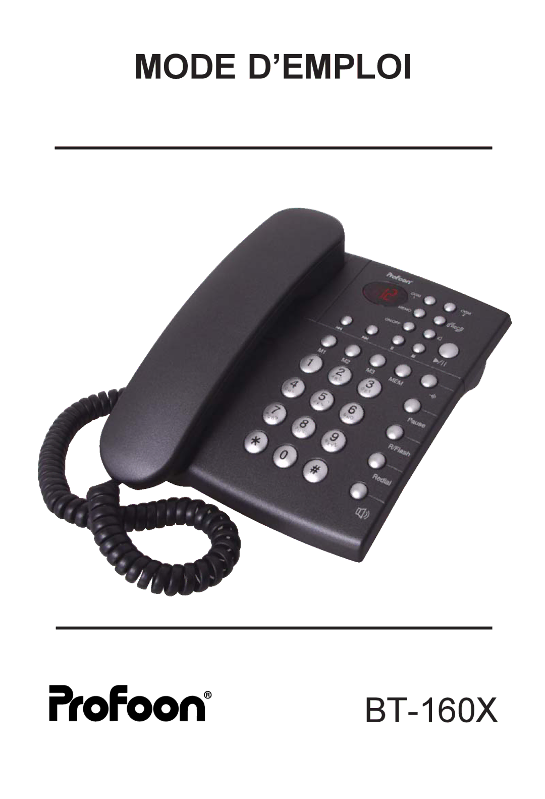 Profoon Telecommunicatie H2552EFL28U, H2552FL28 manual Mode D’EMPLOI 