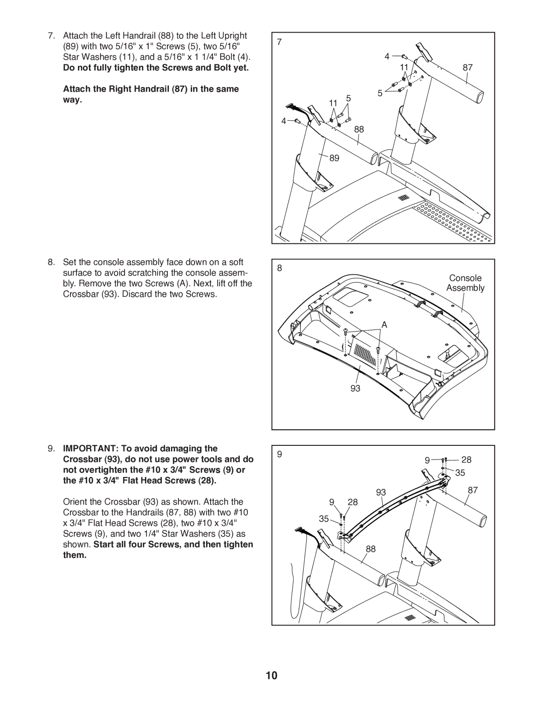 ProForm 1800 user manual 