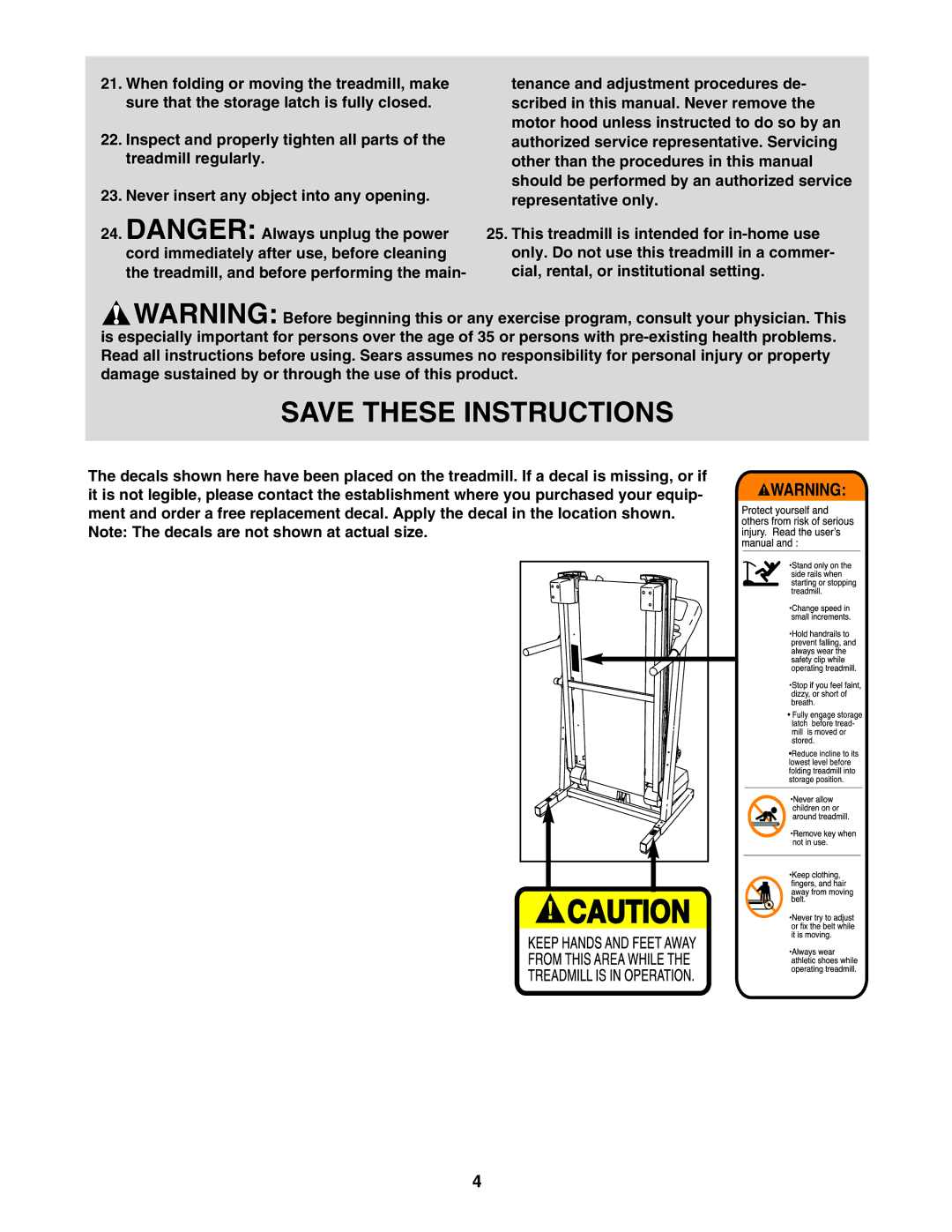 ProForm 29633.1 user manual 