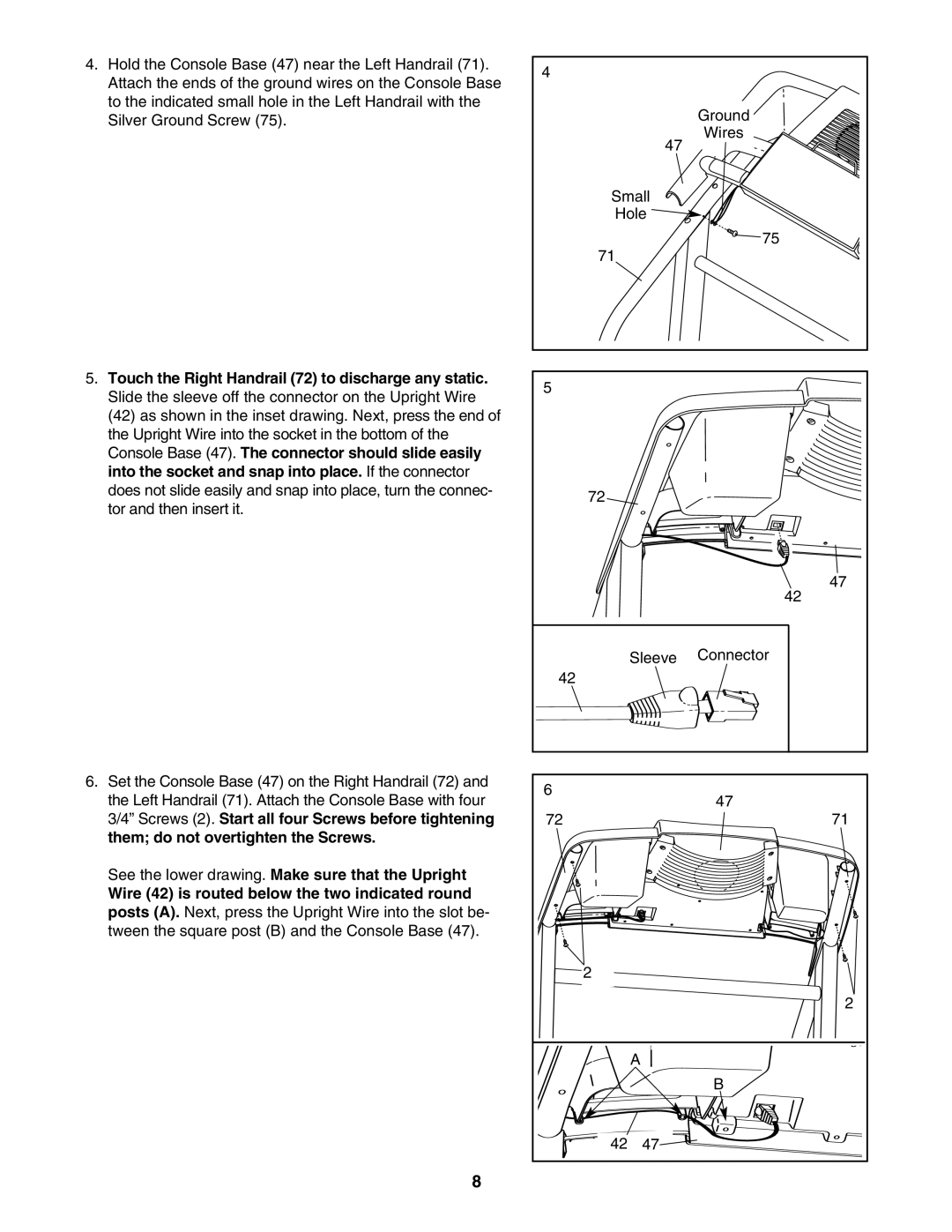 ProForm 30514.0 user manual Ground 