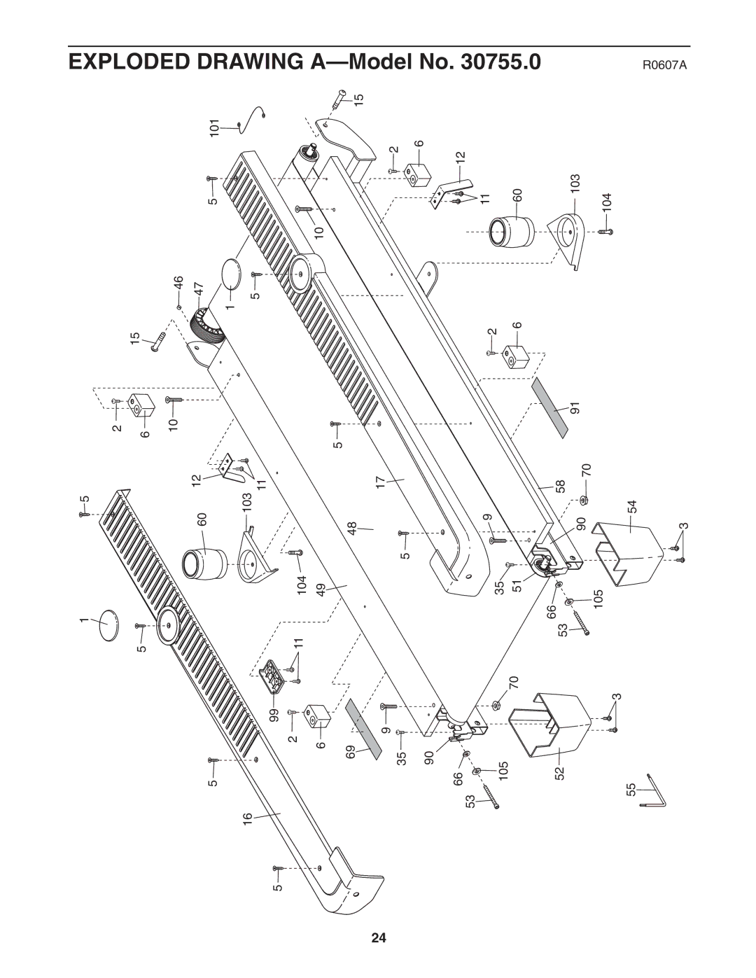 ProForm 30755.0 user manual Drawing, Exploded 