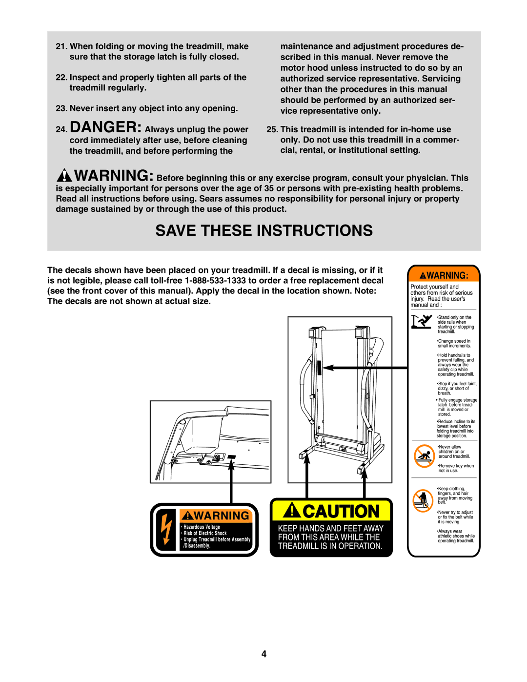 ProForm 505s user manual 