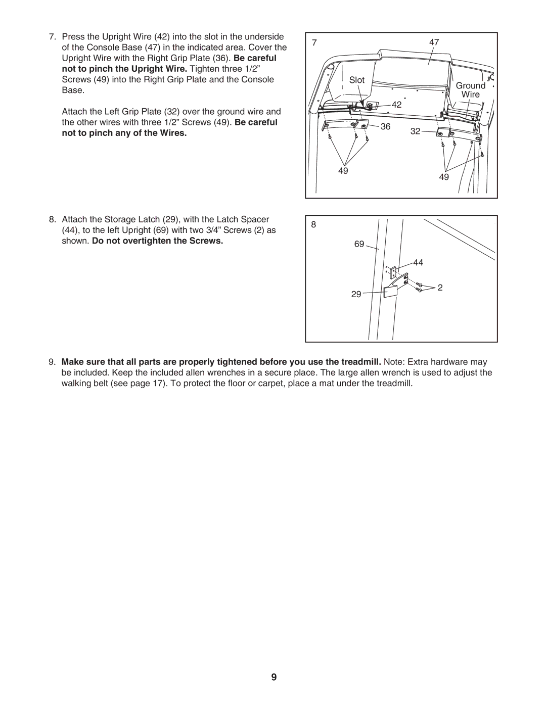 ProForm 505s user manual 