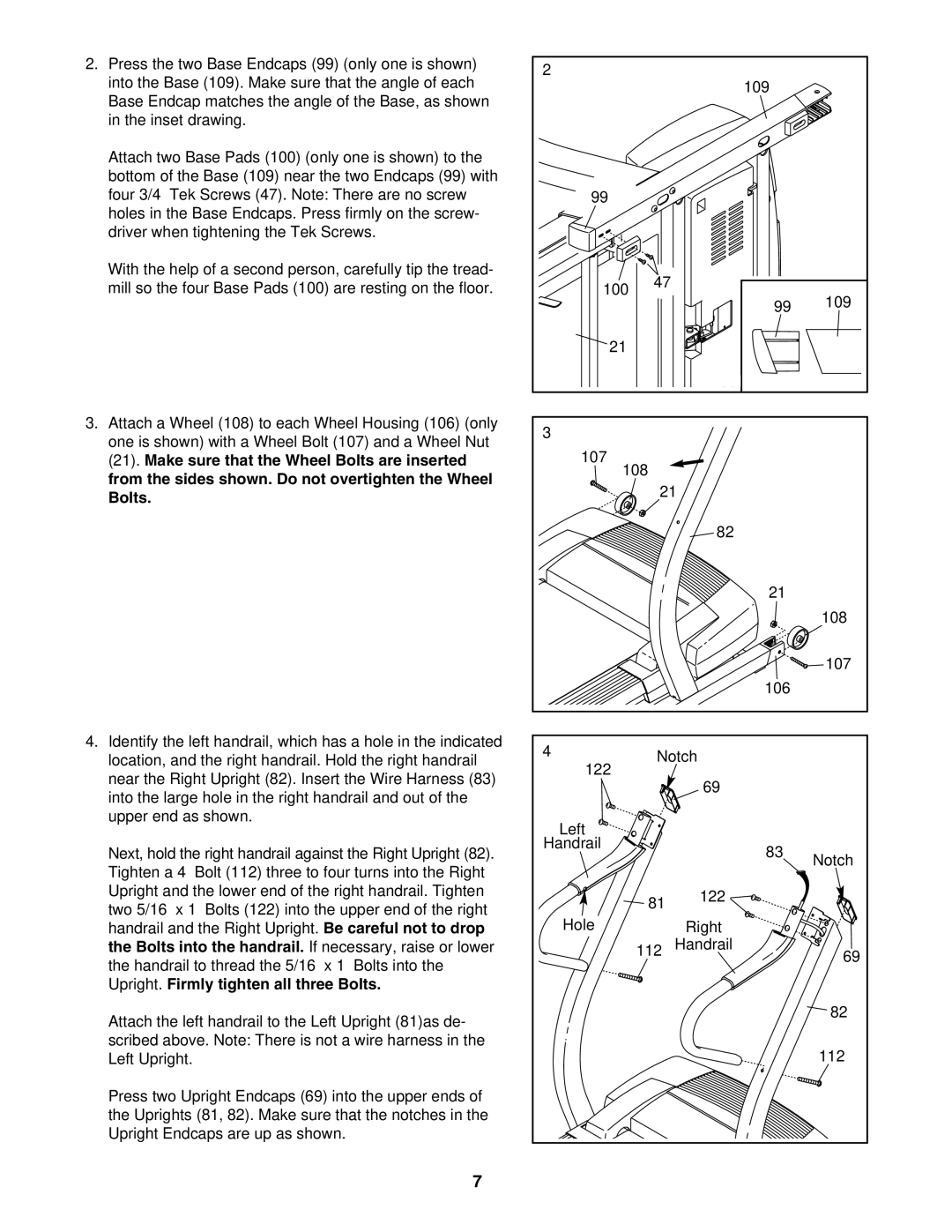 ProForm 530 user manual 