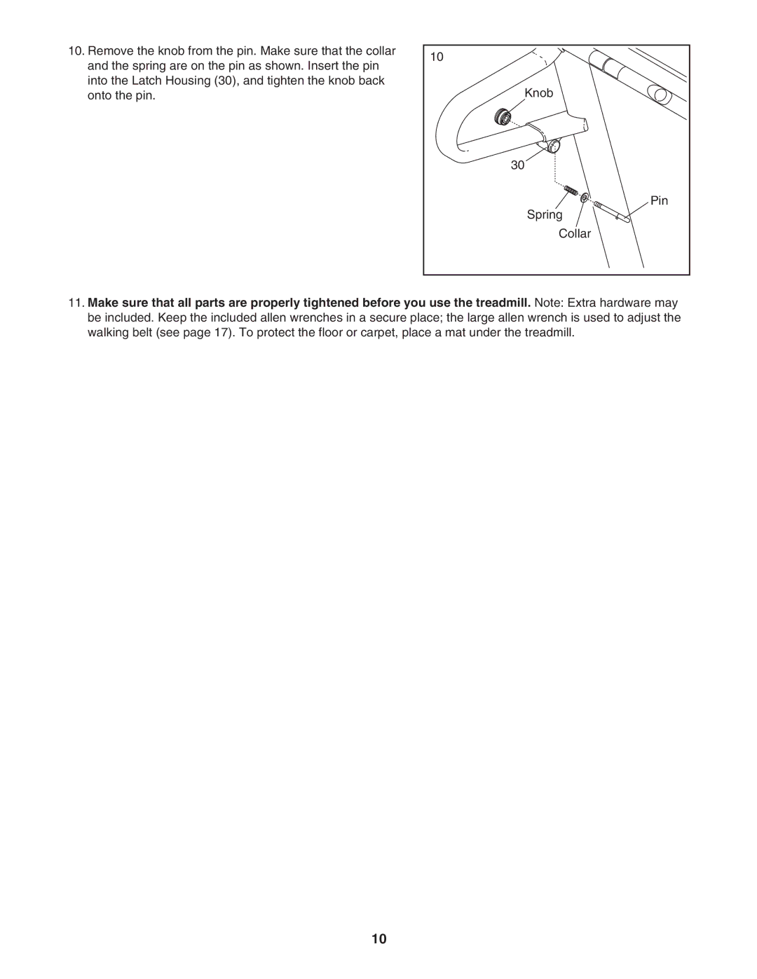 ProForm 595Pi user manual 