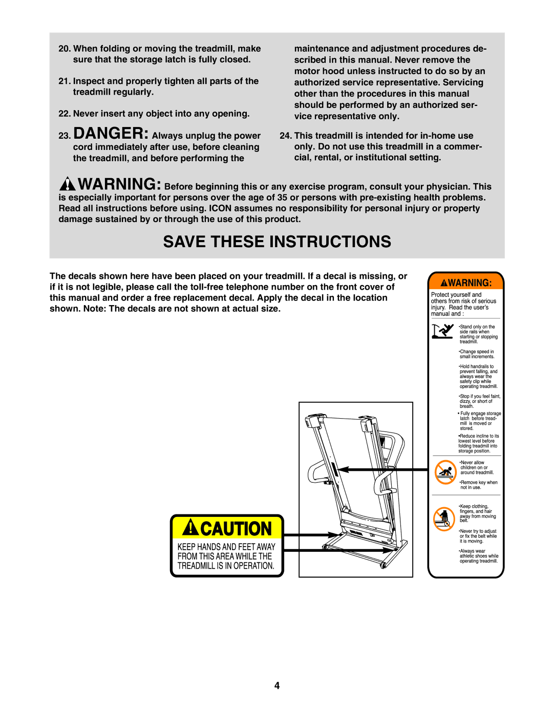 ProForm 595Pi user manual 