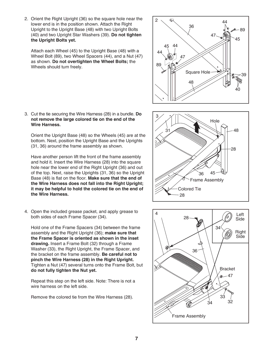 ProForm 595Pi user manual 