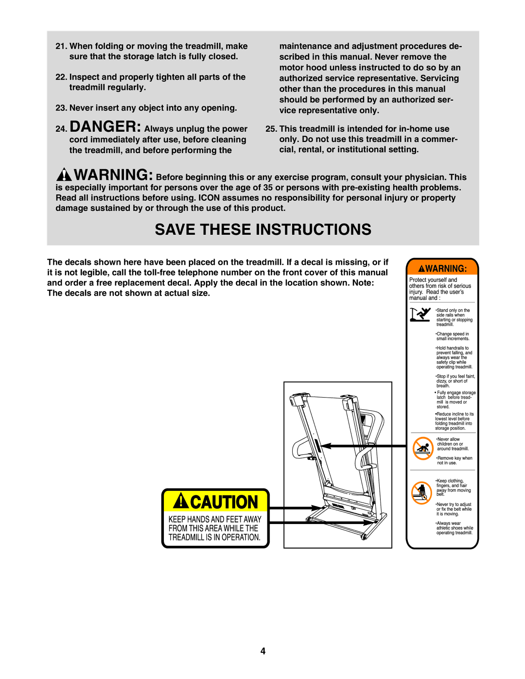 ProForm 595Pi user manual 