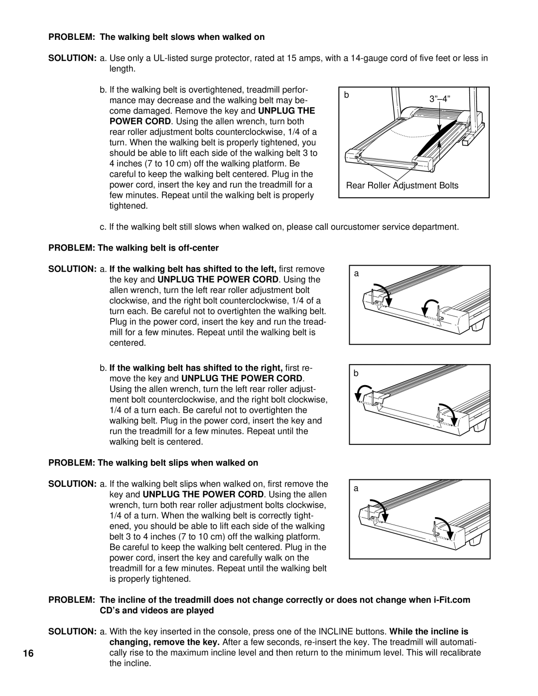 ProForm 630 DS user manual Unplug the Power Cord 