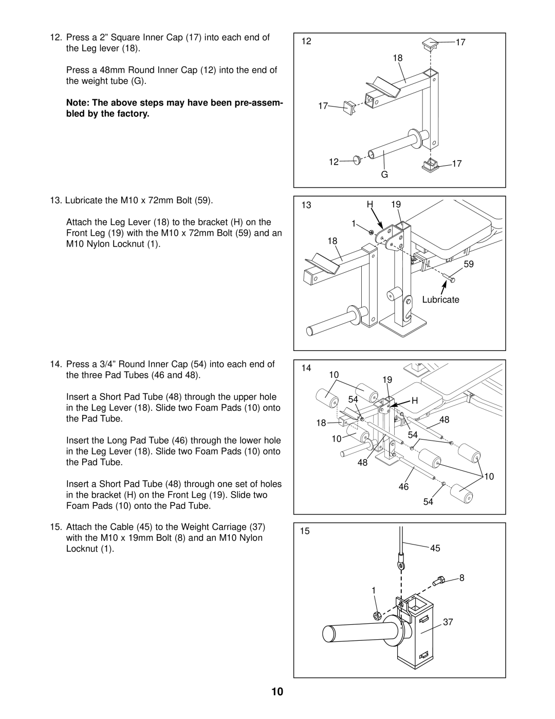 ProForm 640 user manual 