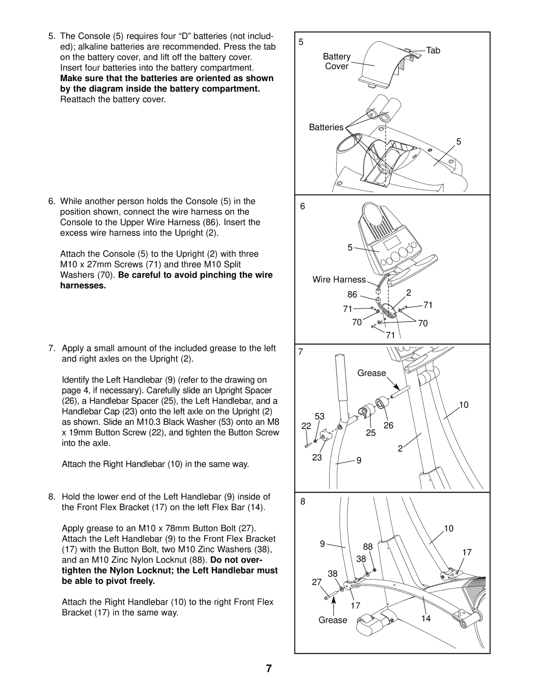 ProForm 700 user manual 