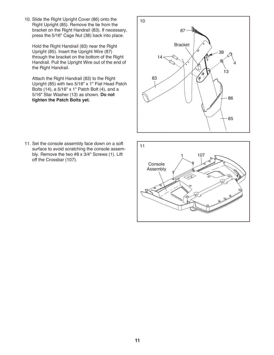 ProForm 705 ZLT manual 