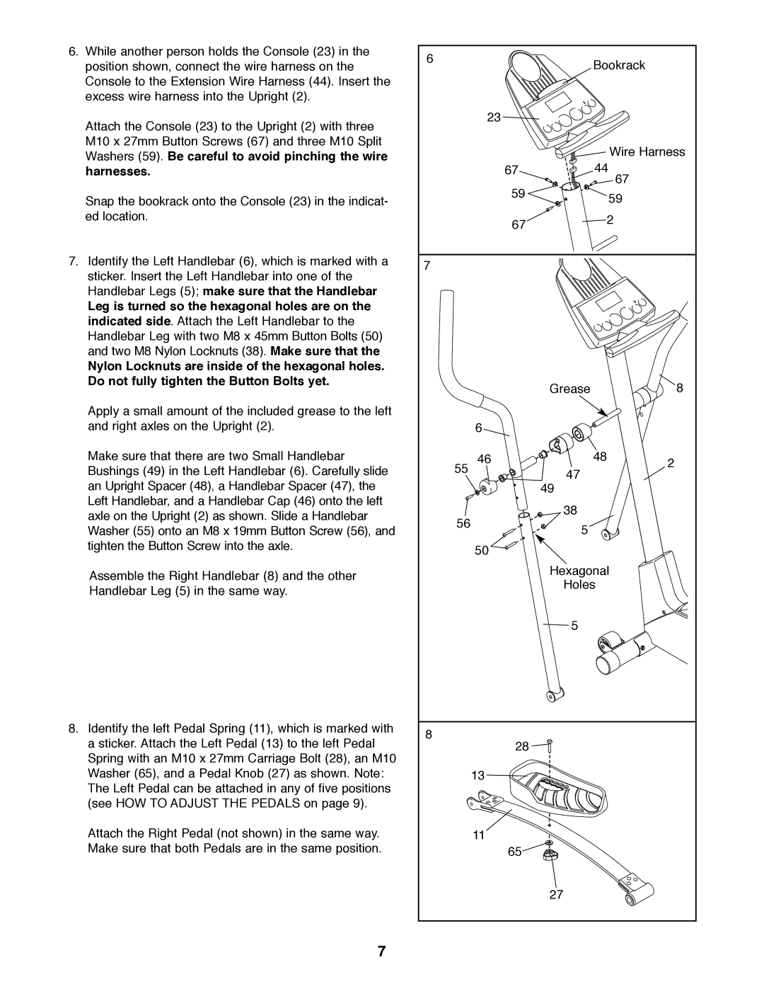 ProForm 750 user manual 