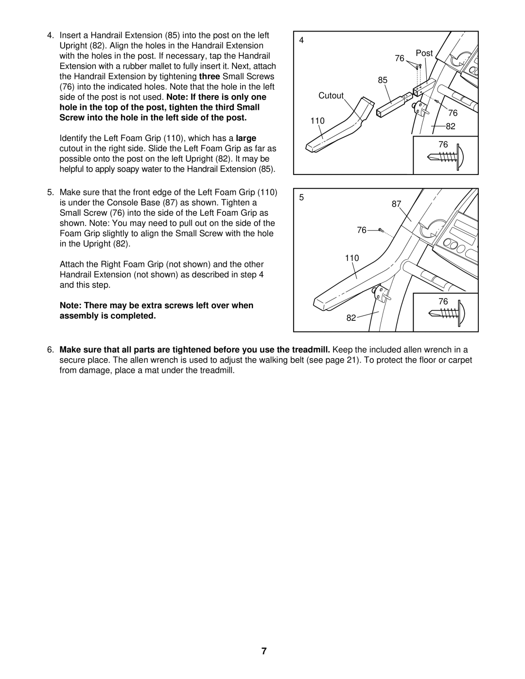 ProForm 831.299561, 750CS user manual 