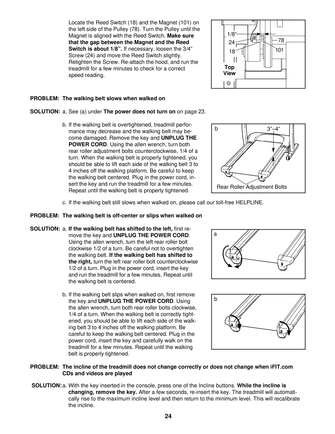 ProForm 760 EKG user manual Top 