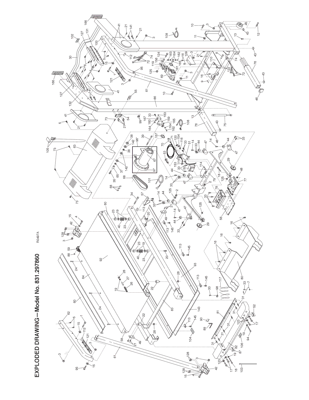 ProForm 785 TL user manual Exploded DRAWINGÑModel No 