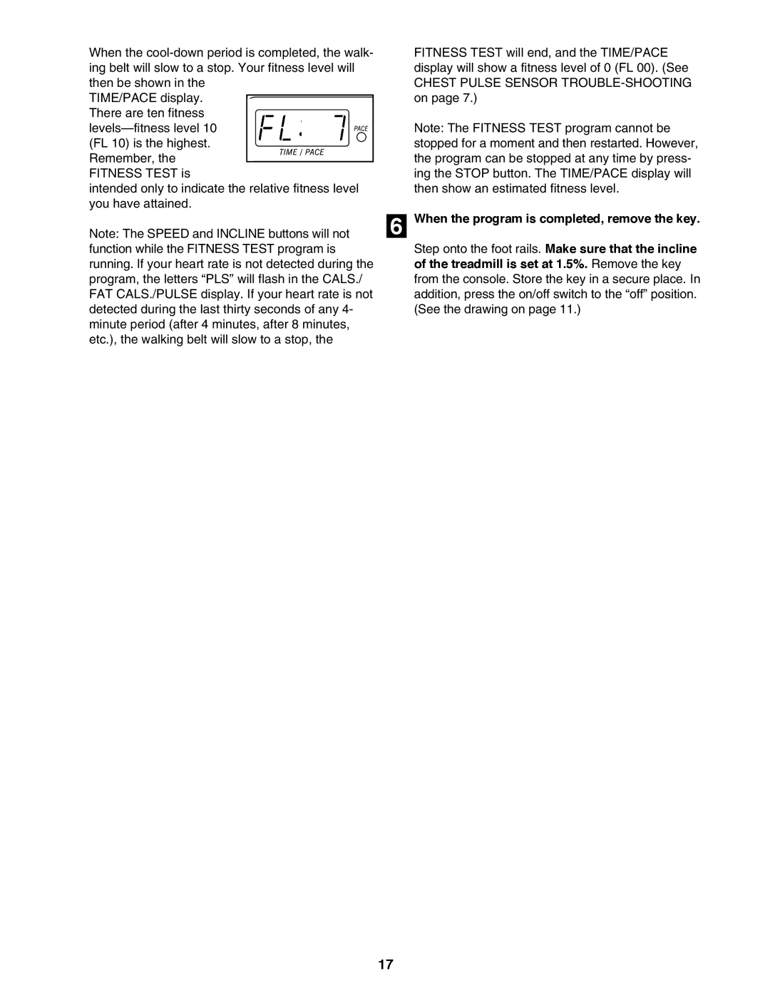 ProForm 795 user manual Chest Pulse Sensor TROUBLE-SHOOTING 