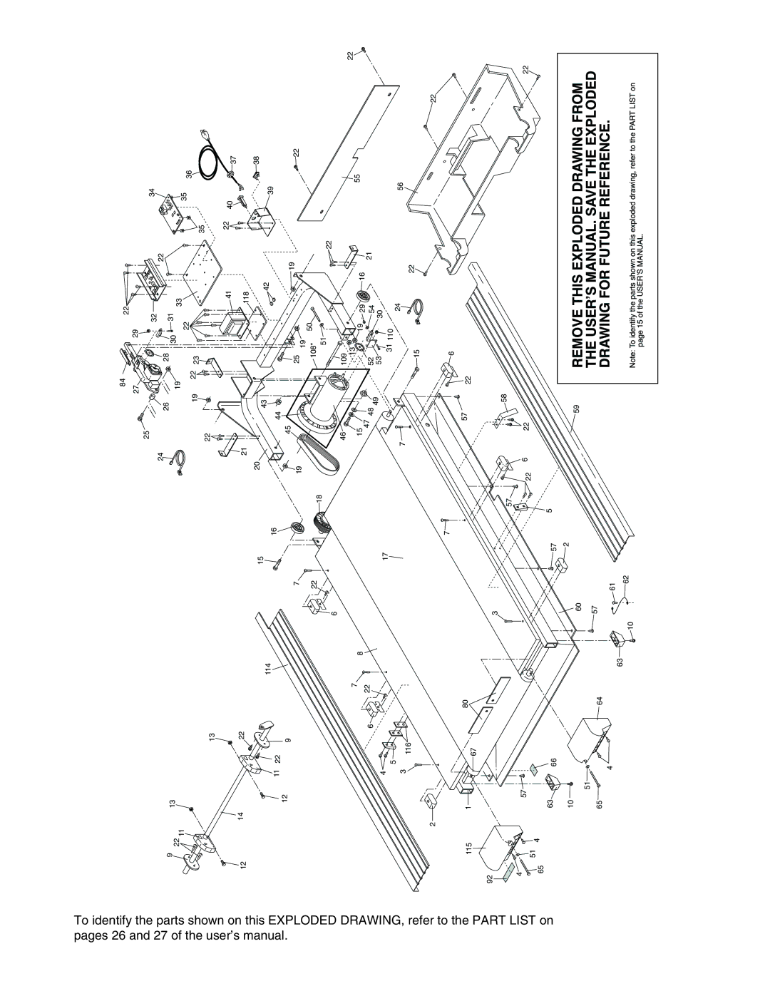 ProForm 795 user manual Pages 26 To identify 