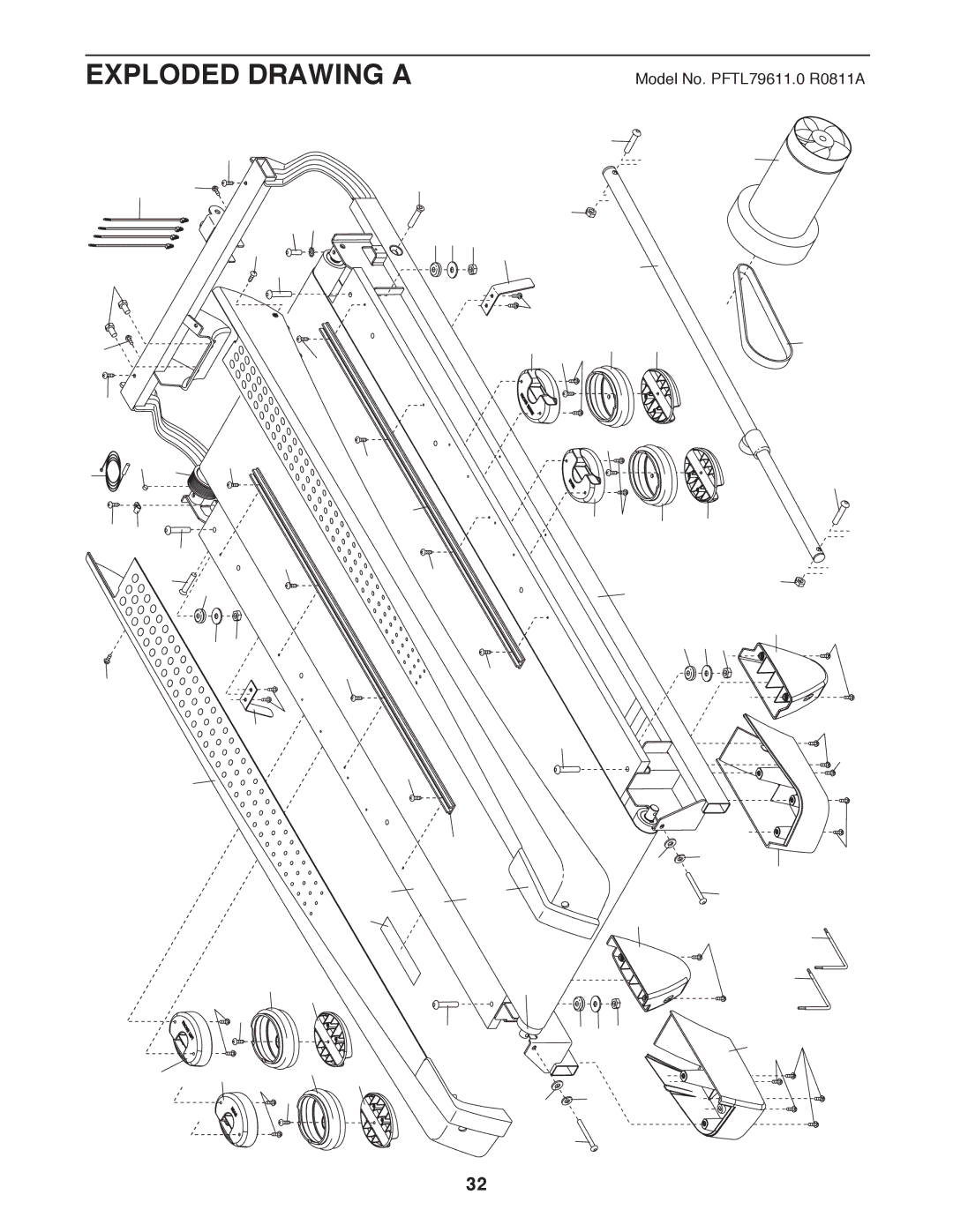 ProForm 795 user manual Exploded Drawing 