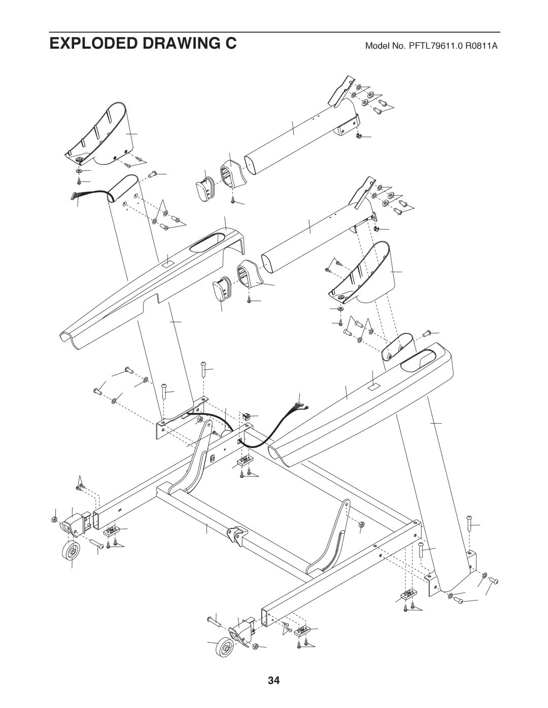 ProForm 795 user manual Exploded Drawing C 