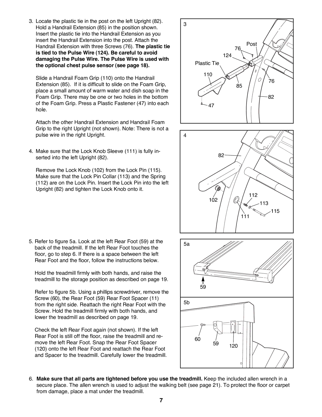 ProForm 830QT user manual 