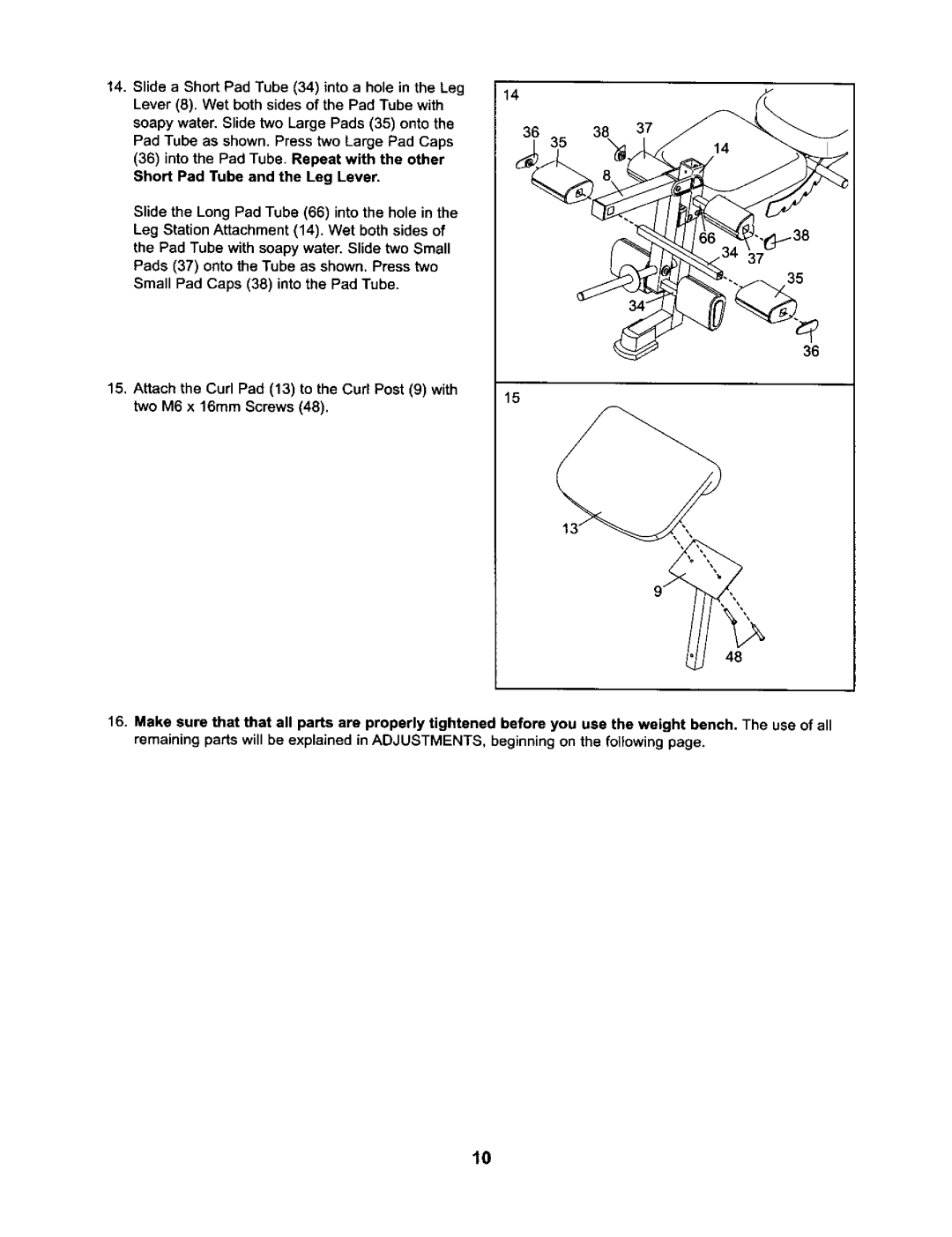 ProForm 831.15032 user manual 