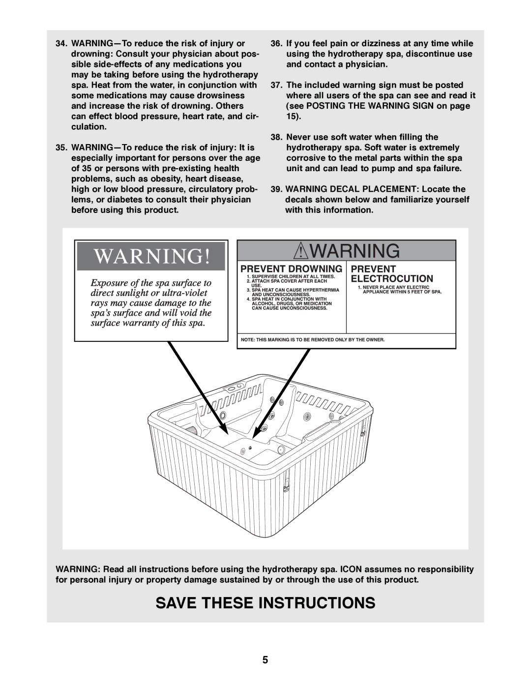 ProForm 831.21005 user manual 