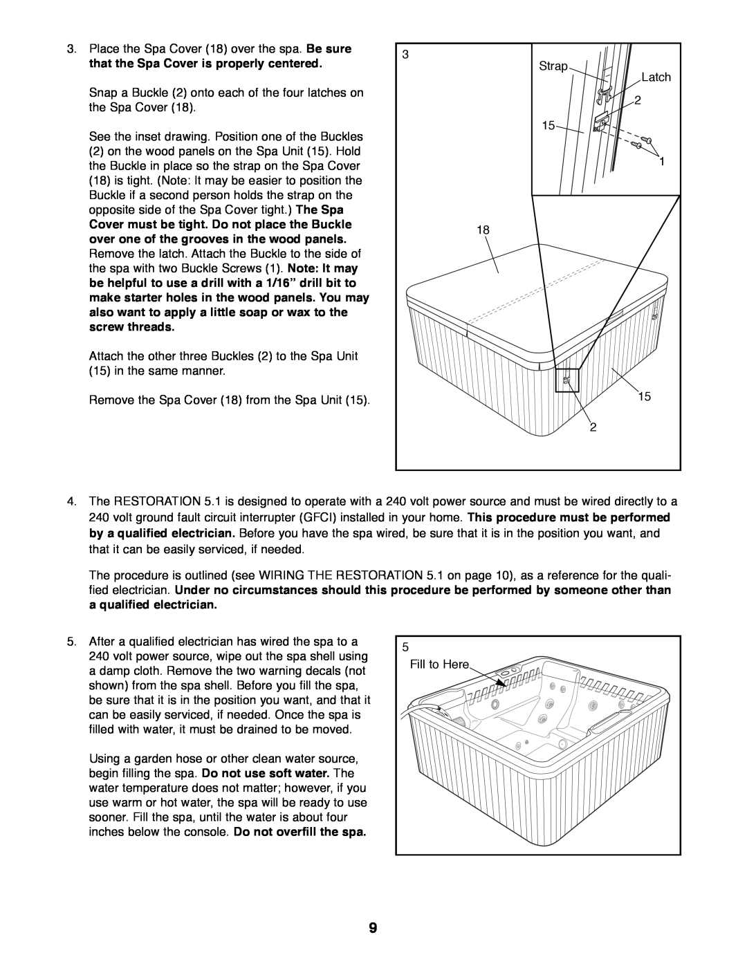 ProForm 831.21005 user manual See the inset drawing. Position one of the Buckles 
