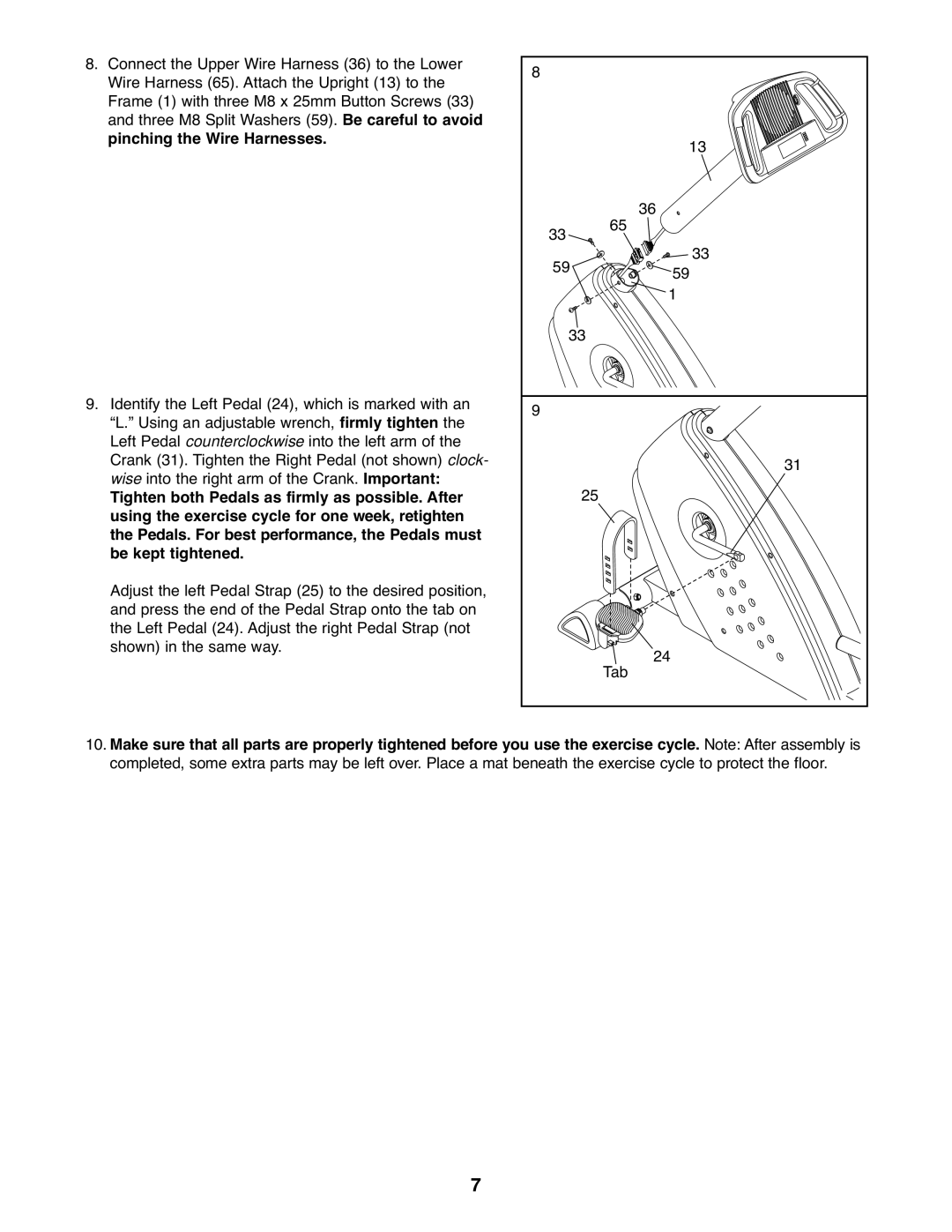 ProForm 831.21521.0 user manual 