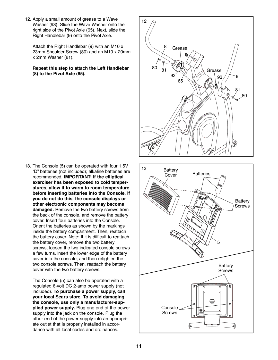 ProForm 831.23745.0 user manual Other electronic components may become 