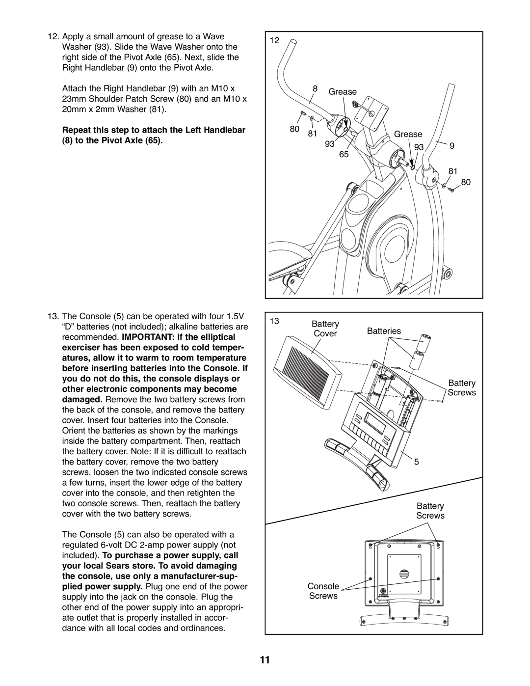 ProForm 831.23745.1 user manual Other electronic components may become 