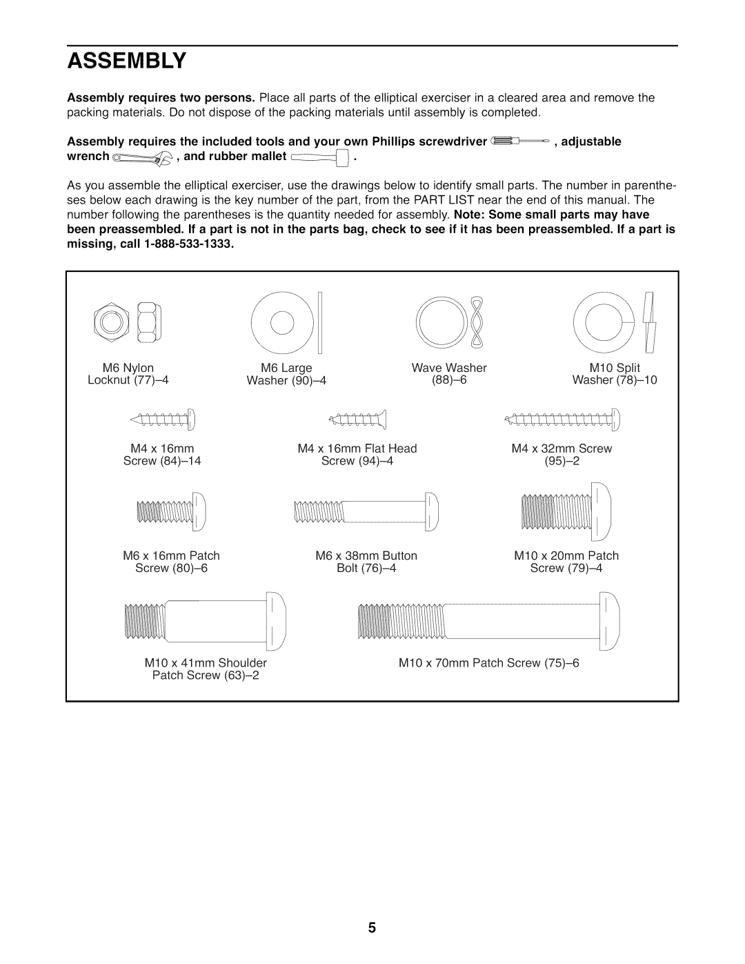 ProForm 831.23844.0 user manual Assembly 